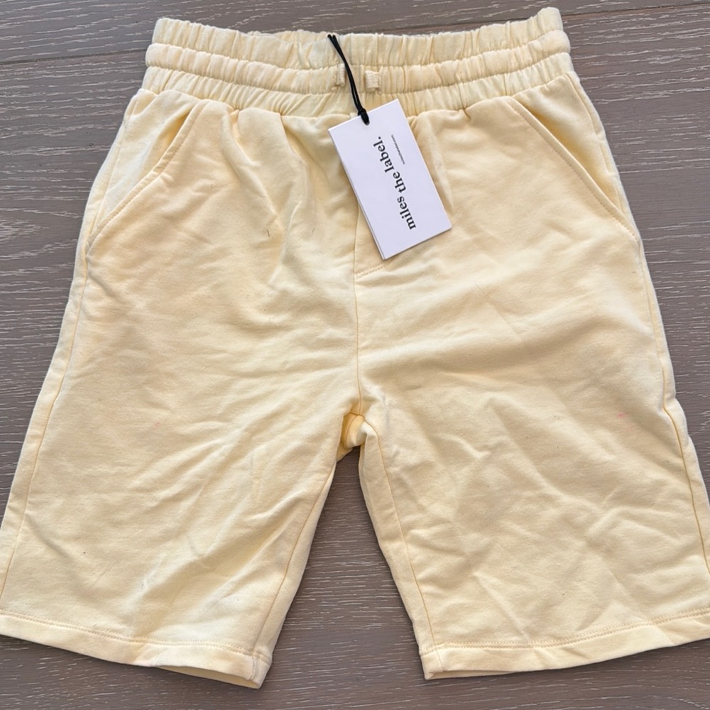Kids Cream Shorts